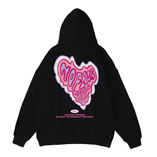 Aelfric Eden Graphic Hoodies for Men Vintage Printed Hoodie